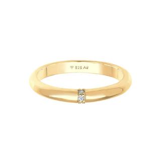 Elli  Ring Diamant  0.045 Ct. Klassik Verlobung 925 Silber 