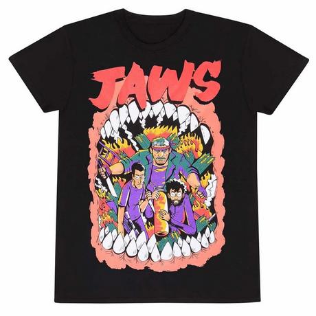 Jaws Stylised T-Shirt Imprimé Graphique  