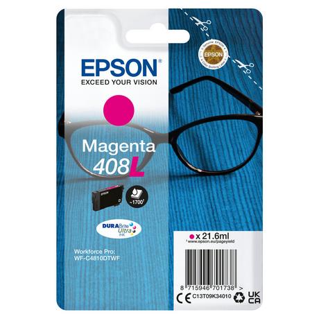 EPSON  Singlepack Magenta 408L DURABrite Ultra Ink 