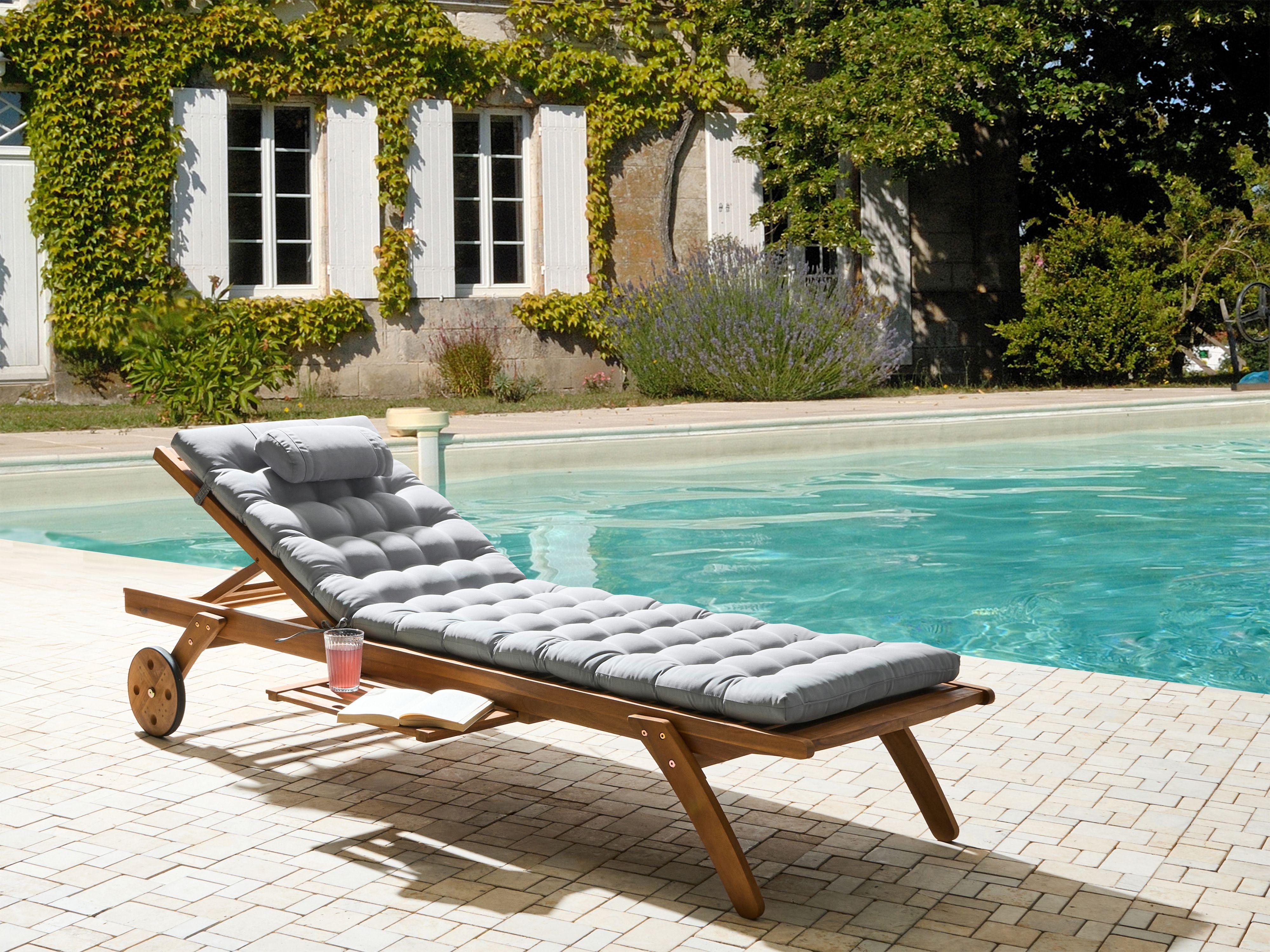 Beliani Cuscino per sdraio en Poliestere Moderno CESANA PREMIUM  