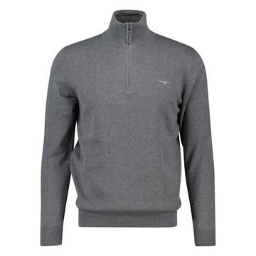 Maglione a maglia Uomini Vestibilità confortevole-CLASSIC HALF ZIP
