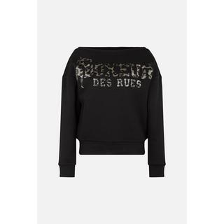 BOXEUR DES RUES  Brushed Sweatshirt Boat Neck 