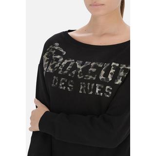 BOXEUR DES RUES  Brushed Sweatshirt Boat Neck 