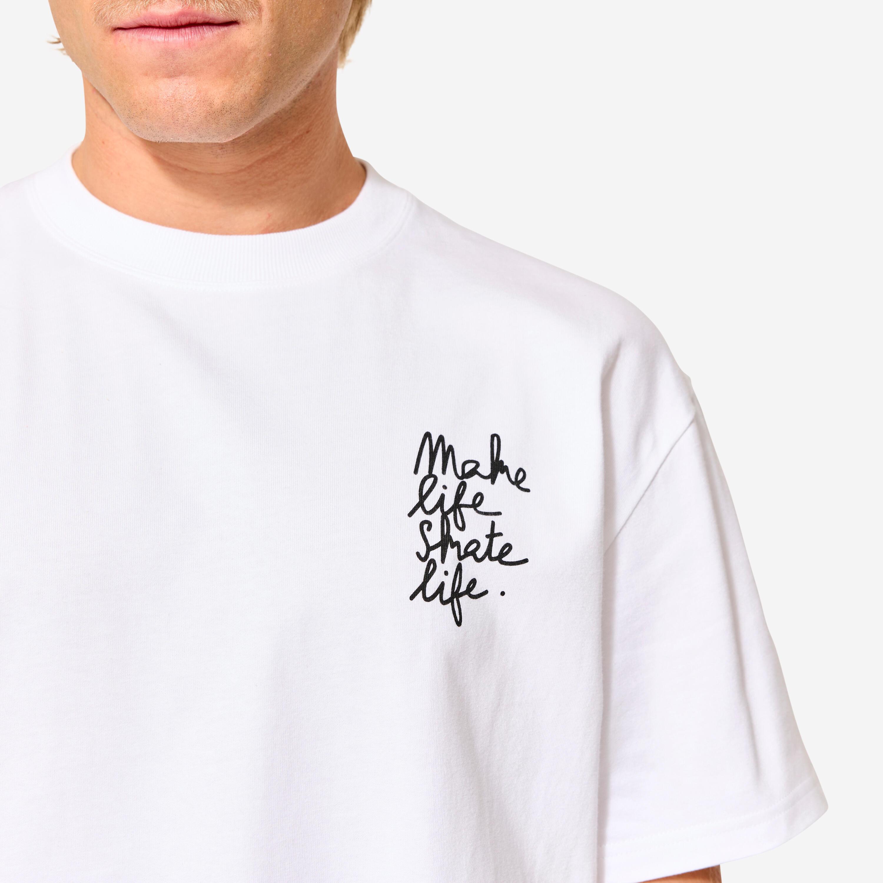 DECATHLON  Kurzarmshirt  Weiter Schnitt Baumwolle 