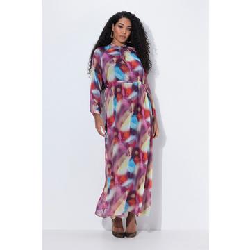 Maxi-Abendkleid, doppellagig, Langarm