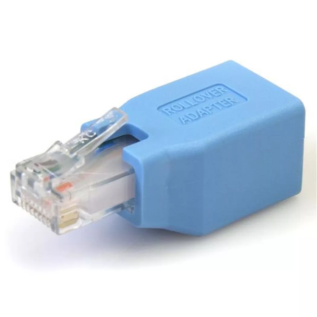 STARTECH.COM - StarTech.com Cisco Konsolen Rollover Adapter für RJ45 Ethernet Kabel - StBu, Blau