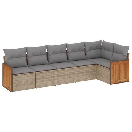 VidaXL Garten sofagarnitur poly-rattan  