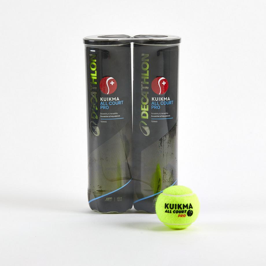 ARTENGO  Balle de tennis All Court Pro - Pack double 4 