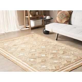 Beliani Tapis en Jute Boho MENGEN  