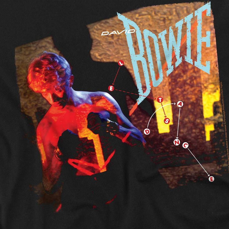 David Bowie Let's Dance T-Shirt Stampata  