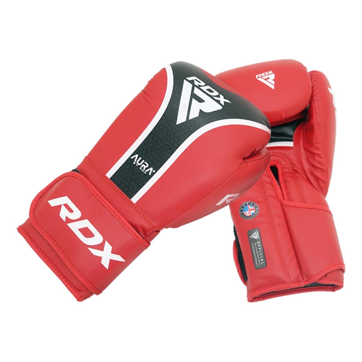 RDX SPORTS  RDX Boxhandschuhe Aura Plus T-17 Red/Black-10OZ 