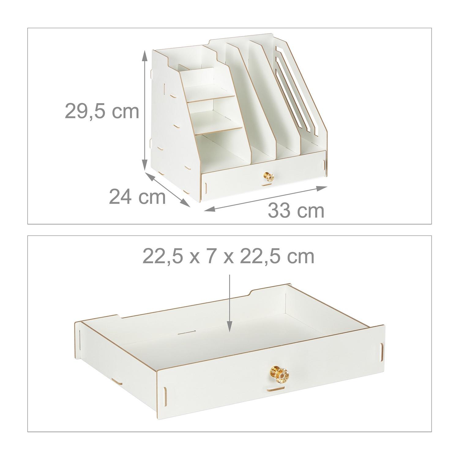 Northix Organizzatore da scrivania con scomparti  