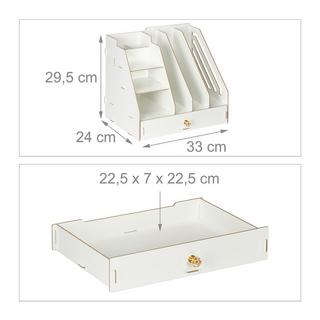 Northix Organizzatore da scrivania con scomparti  