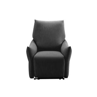 Vente-unique Fauteuil relax électrique en tissu anthracite MODOC  