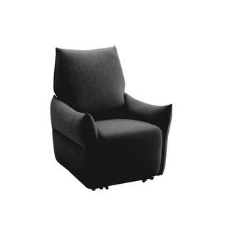 Vente-unique Fauteuil relax électrique en tissu anthracite MODOC  