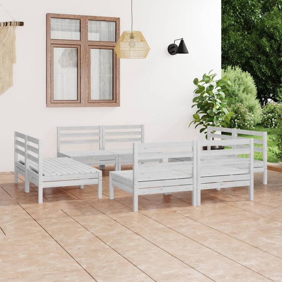 VidaXL Ensemble de meubles de jardin bois de pin  