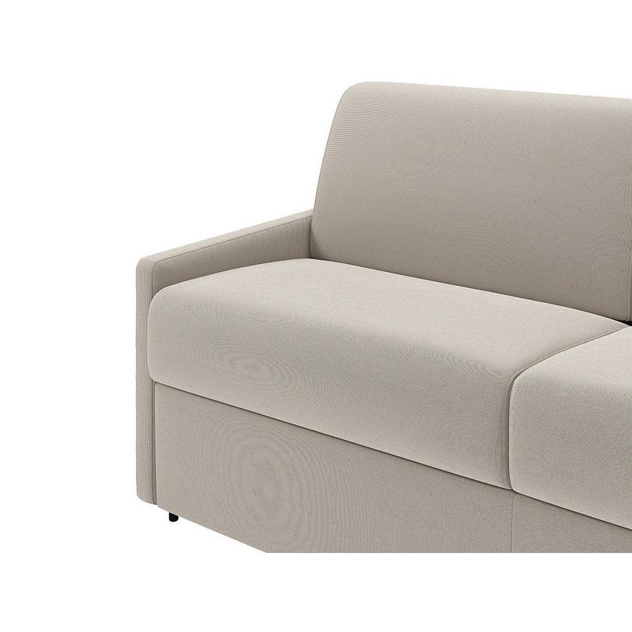 Vente-unique Schlafsofa 3Sitzer Stoff Liegefläche 1 Matratzen CALIFE  