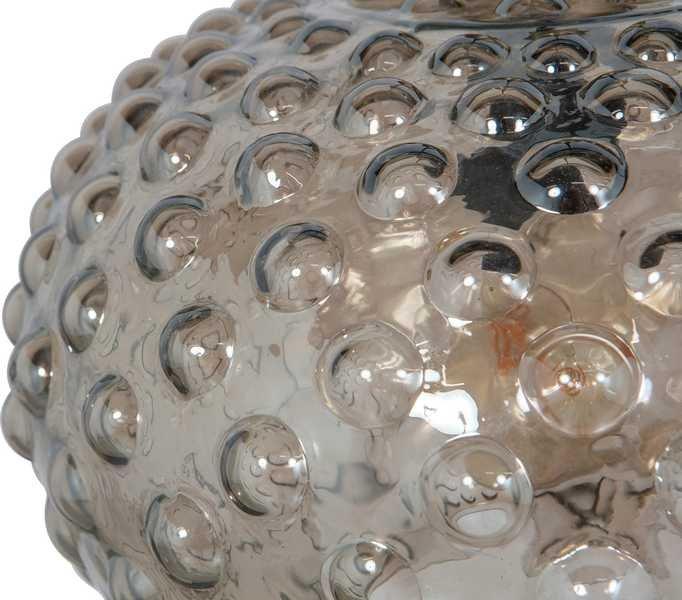 mutoni Lampe à poser Verre à savon marron clair  