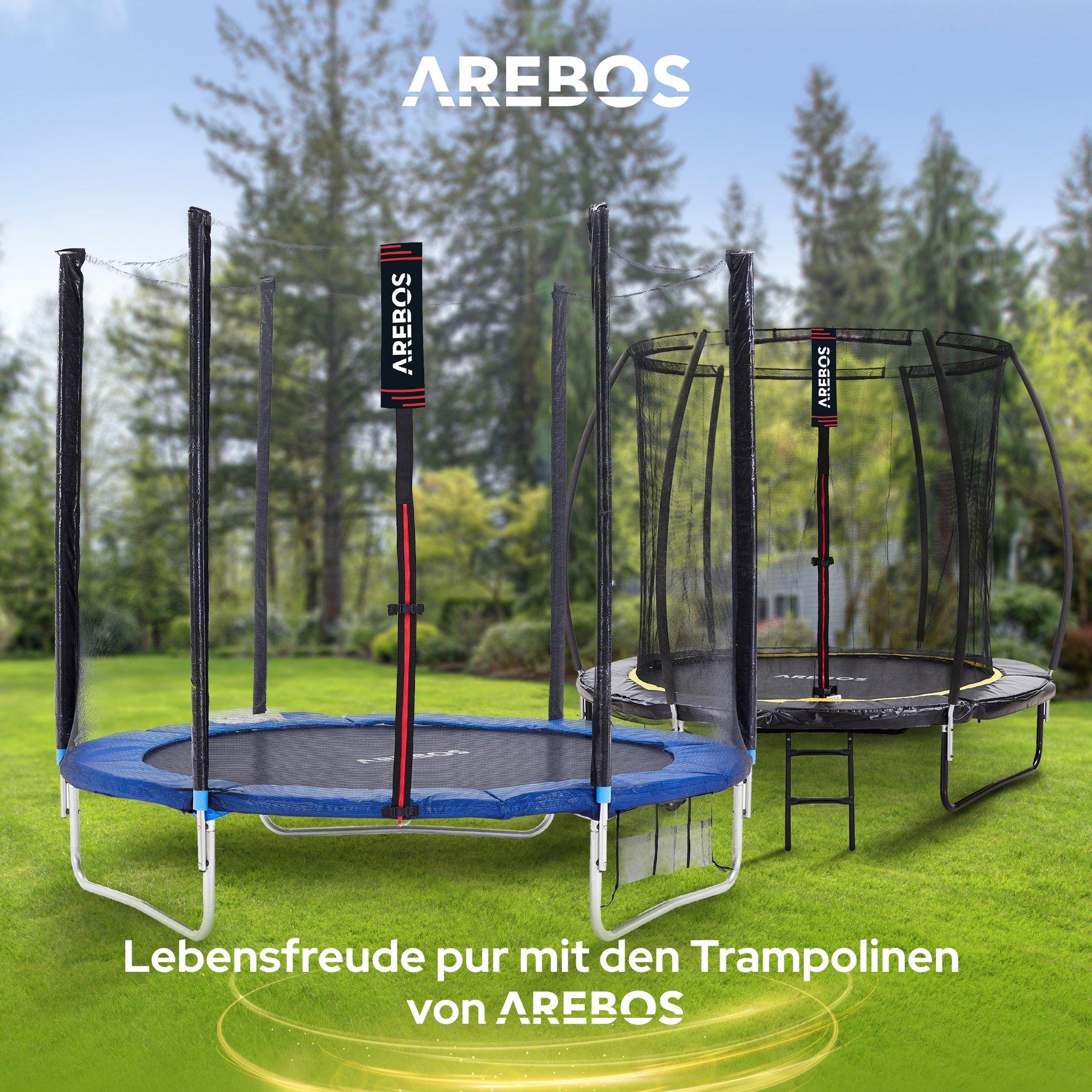Arebos  Trampolin Netz für 6 Stangen 