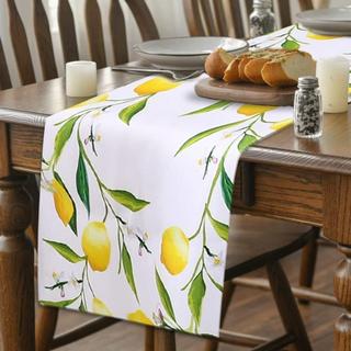 Alopini Chemin de table en lin Chemin de table lavable  