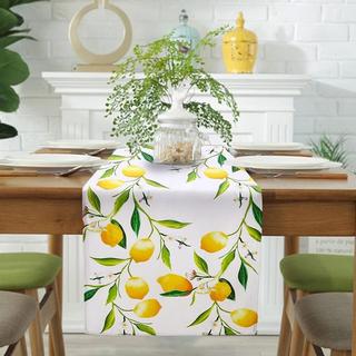 Alopini Chemin de table en lin Chemin de table lavable  