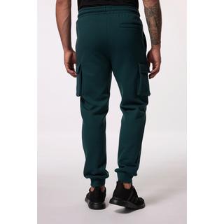 JP1880  Sweat-Cargohose, Fitness, Elastikbund, bis 7 XL 