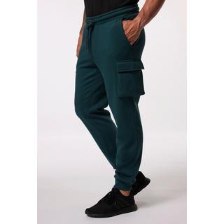 JP1880  Sweat-Cargohose, Fitness, Elastikbund, bis 7 XL 