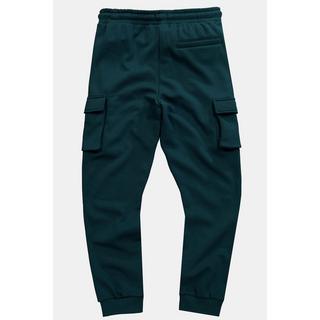 JP1880  Pantaloni cargo in felpa per il fitness con cintura elastica, fino alla tg. 7XL 