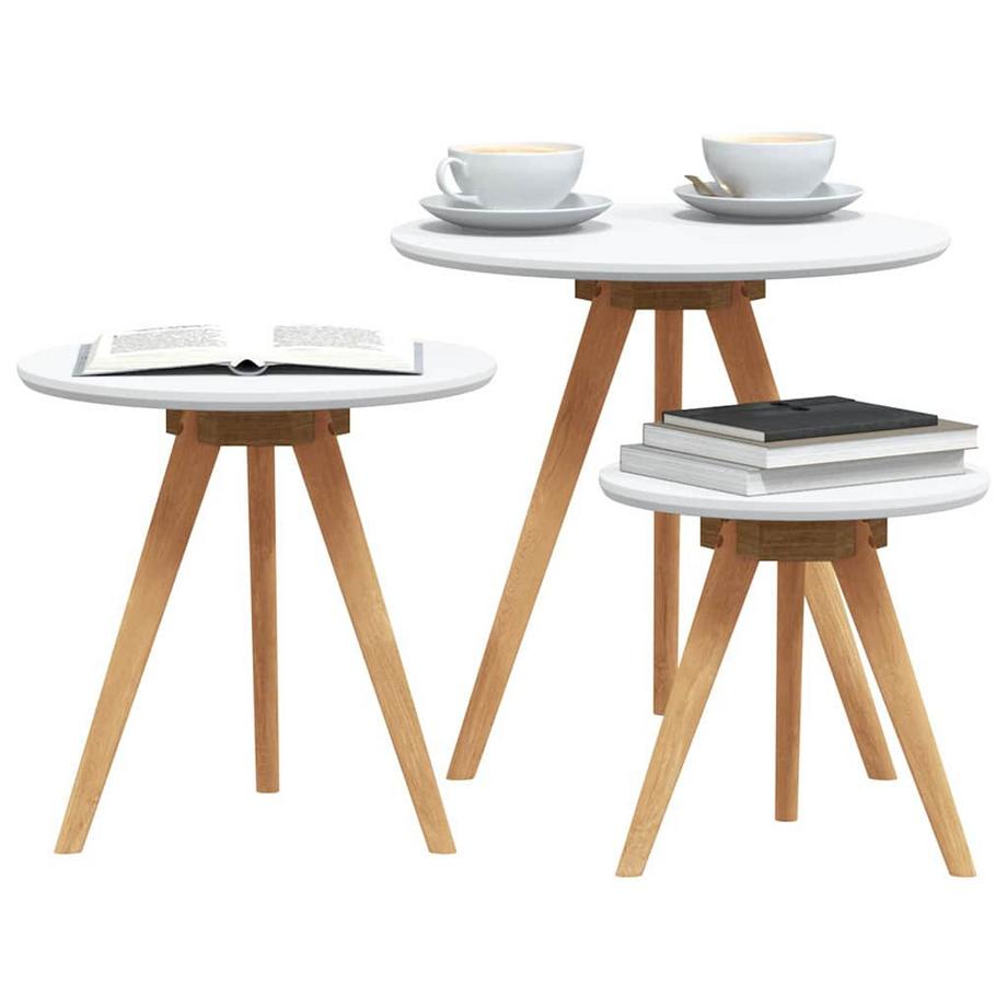 VidaXL Couchtische massivholz walnuss  