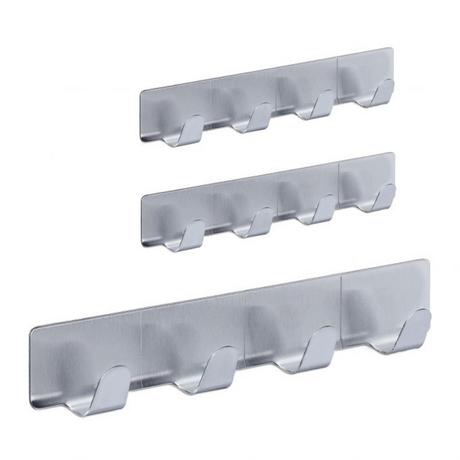 B2X Set di 3 strisce adesive con gancio  