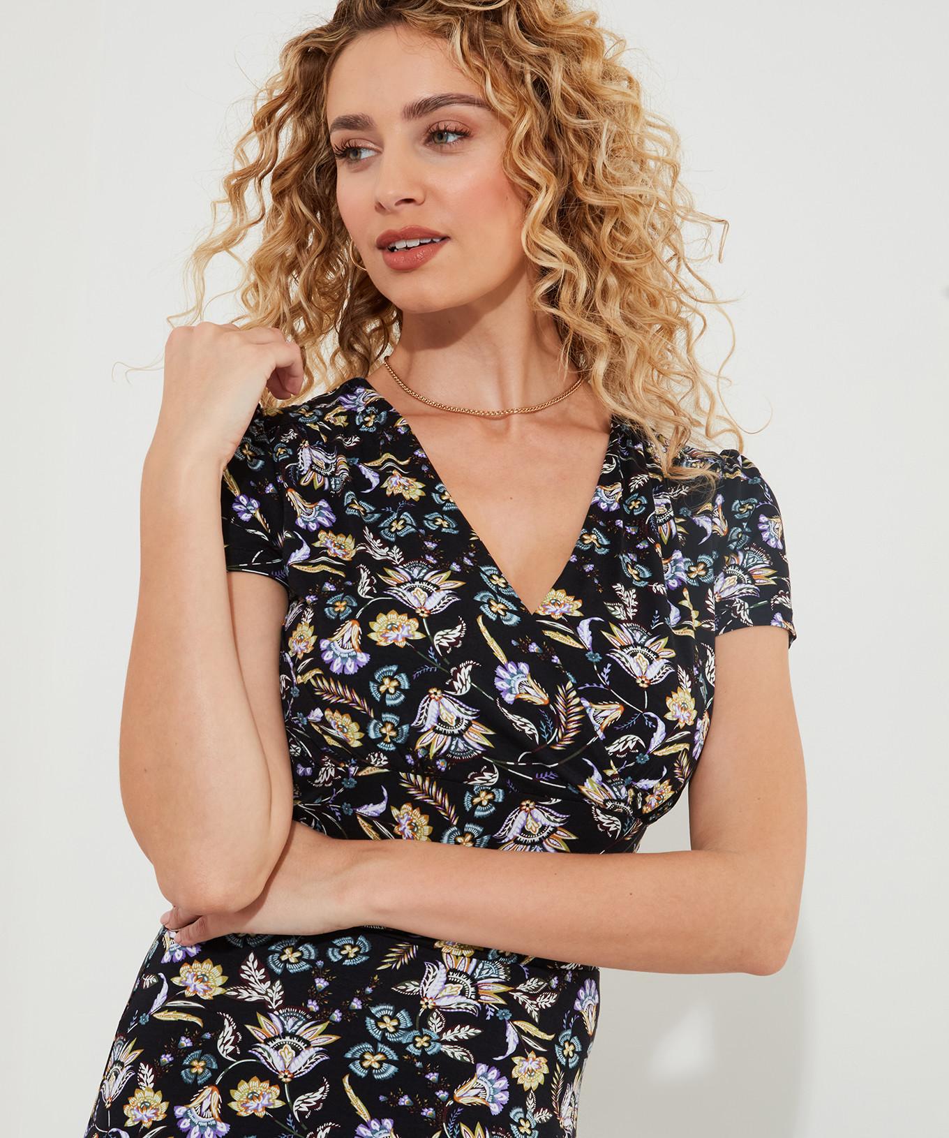 Joe Browns  Robe Jersey Cache-Coeur Floral 