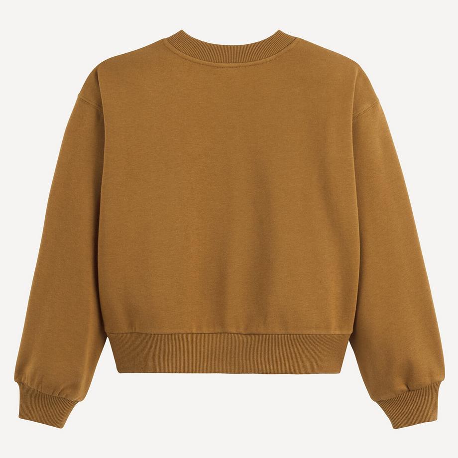 La Redoute Collections  Sweatshirt mit V-Ausschnitt aus Molton 