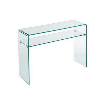 Console 1 niche Verre trempé Transparent STILEOS