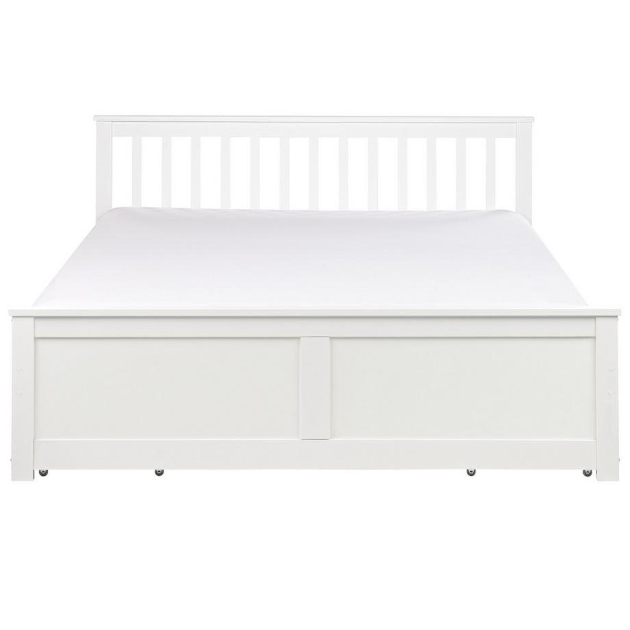 Beliani Letto con cassetti contenitori en Legno di pino  OLENDON  