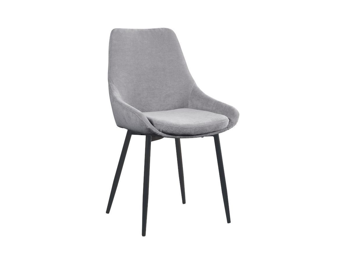 Vente-unique Lot de 6 chaises MASURIE Tissu  