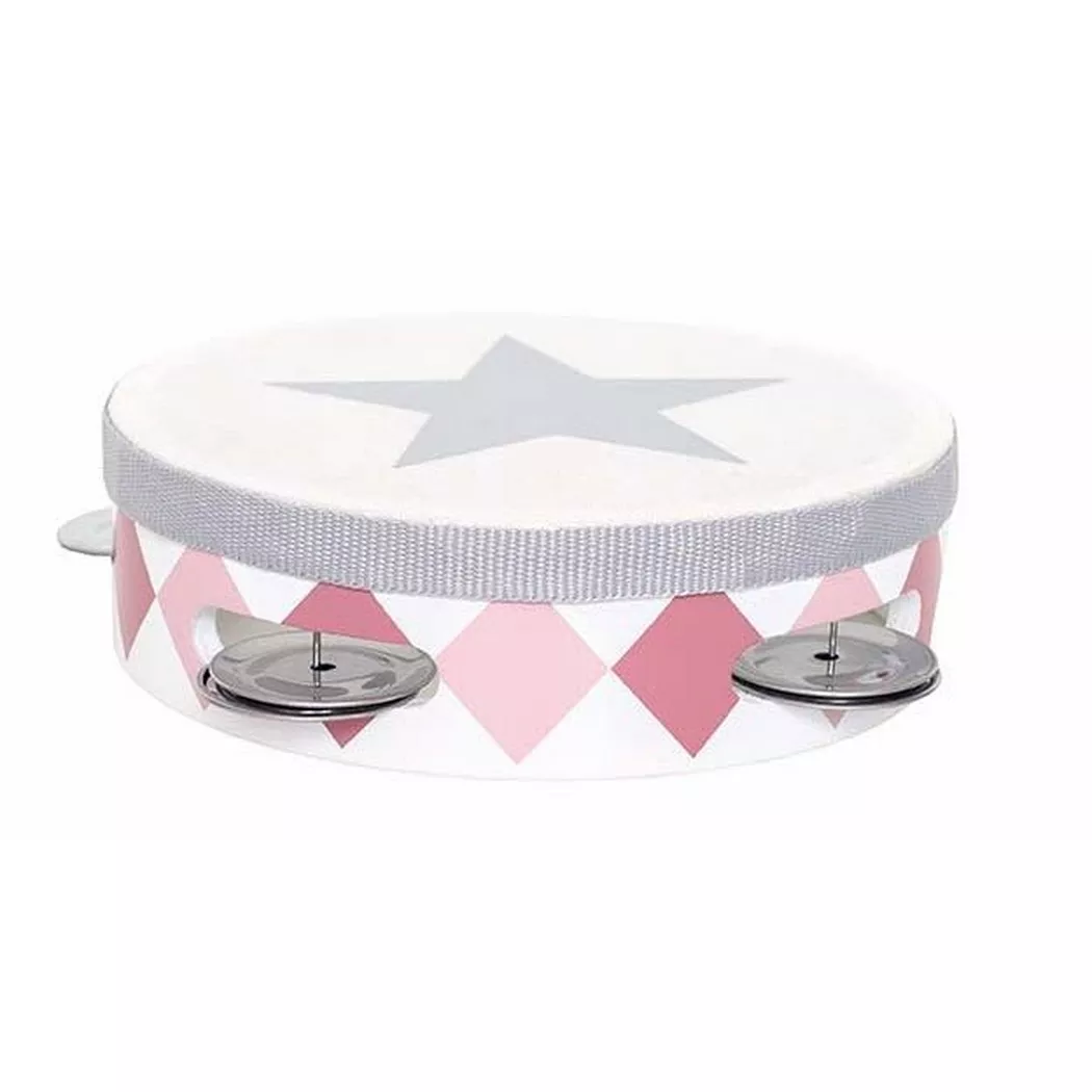 JaBaDaBaDo -  Tambourine Trommel M14096 pink, One Size