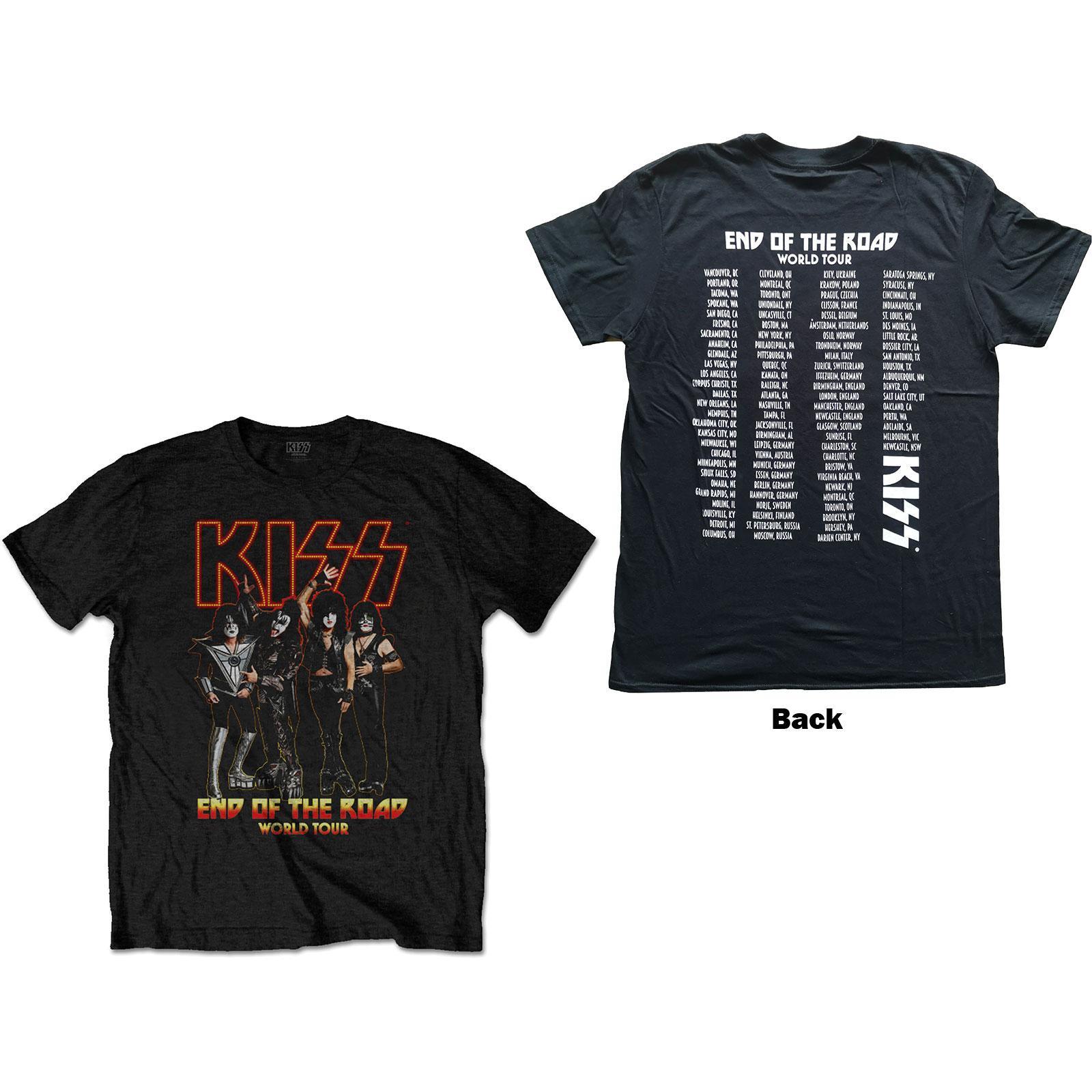 KISS  Tshirt END OF THE ROAD TOUR 