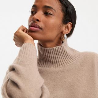 La Redoute Collections Robe droite tricotée à manches longues  