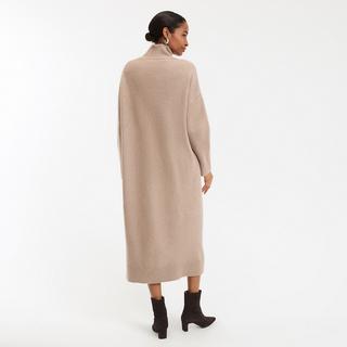 La Redoute Collections Robe droite tricotée à manches longues  