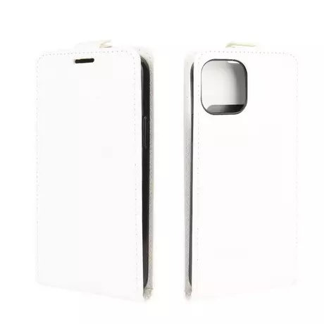 Cover-Discount  iPhone 12 / 12 Pro - Classic Flip Case ical Weiss