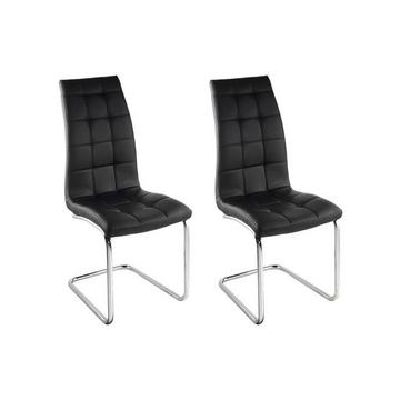Lot de 2 chaises NADYA Simili