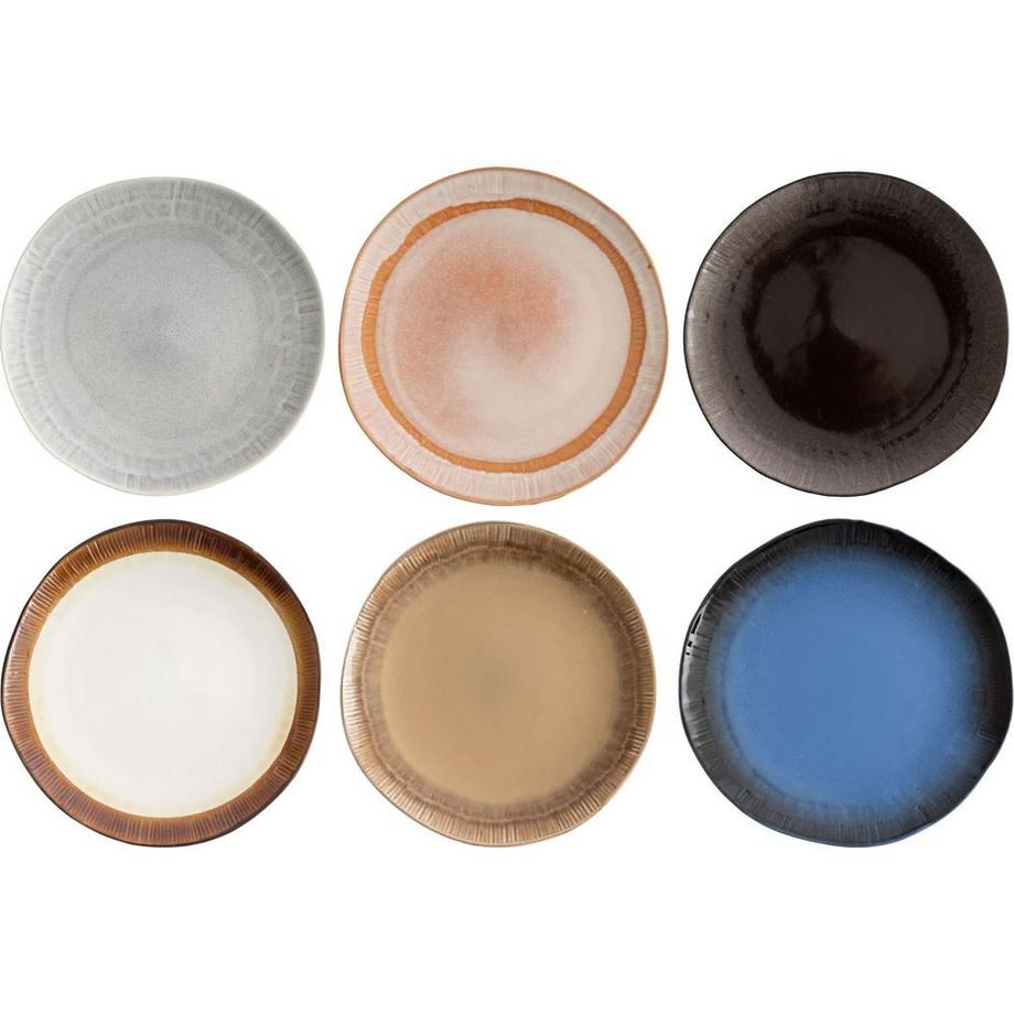 TAVOLA Teller Ø27cm Earth 6 Stück assortiert  