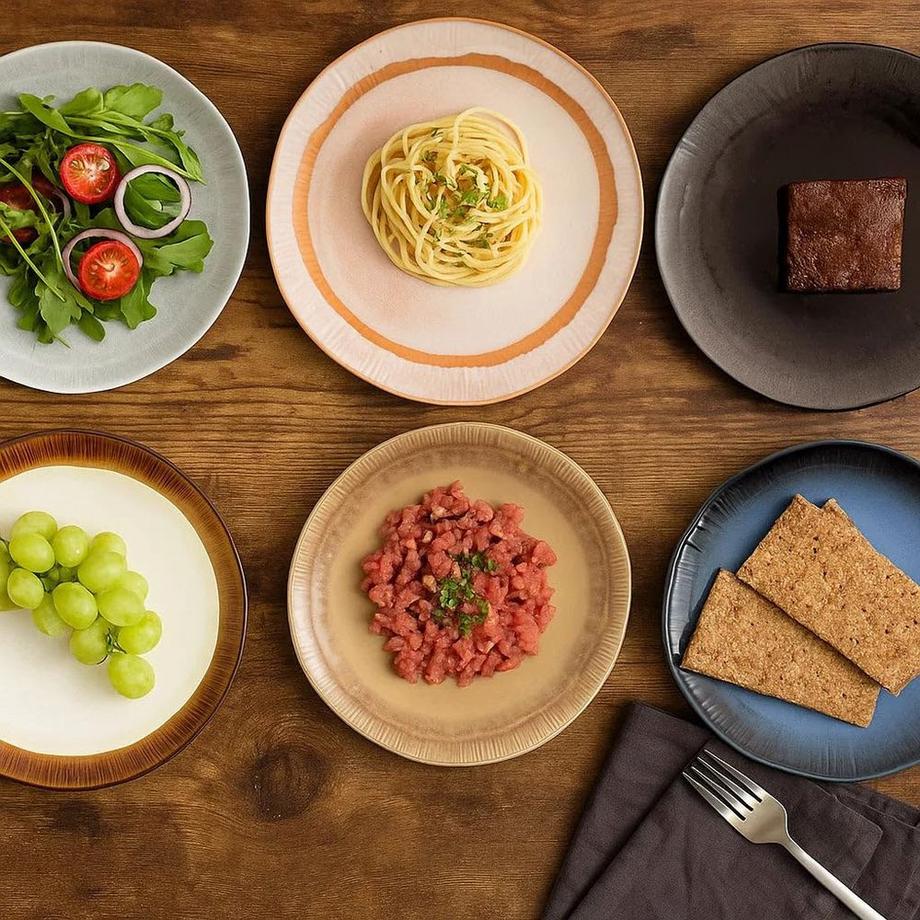 TAVOLA Teller Ø27cm Earth 6 Stück assortiert  