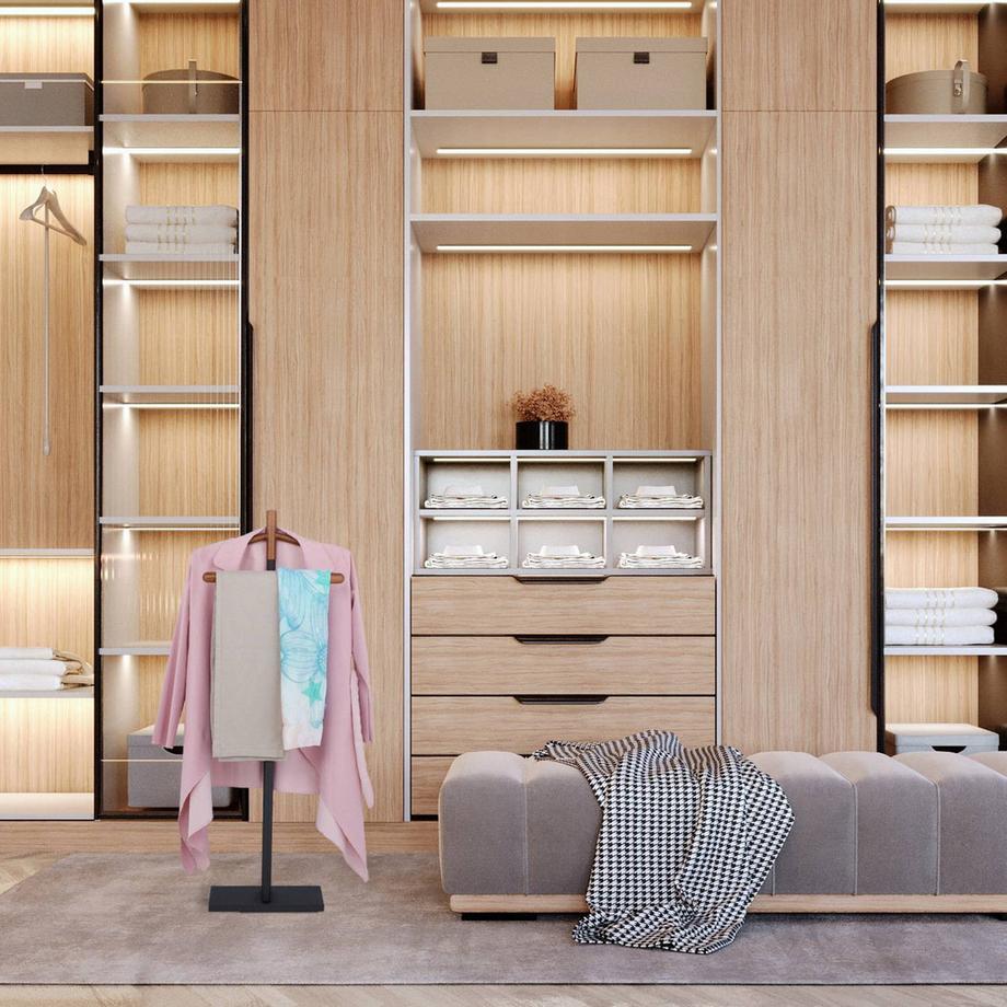 Northix Valet Stand con barra porta pantaloni  