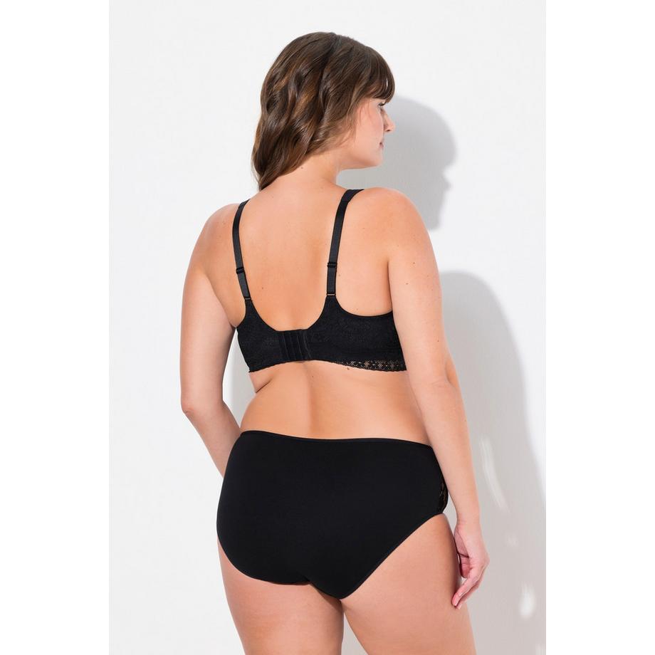 Ulla Popken Bralette in Pizzo Coppe Morbide Senza Ferretto  