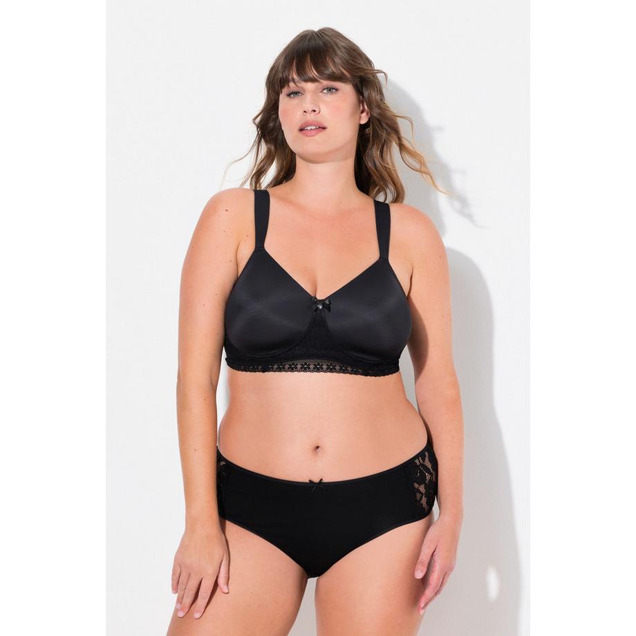 Ulla Popken Bralette in Pizzo Coppe Morbide Senza Ferretto  