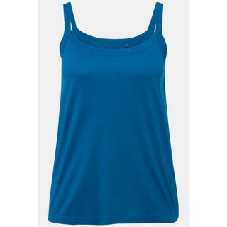 Ulla Popken Spaghettitop Rundhals Ärmellos Modalmix  