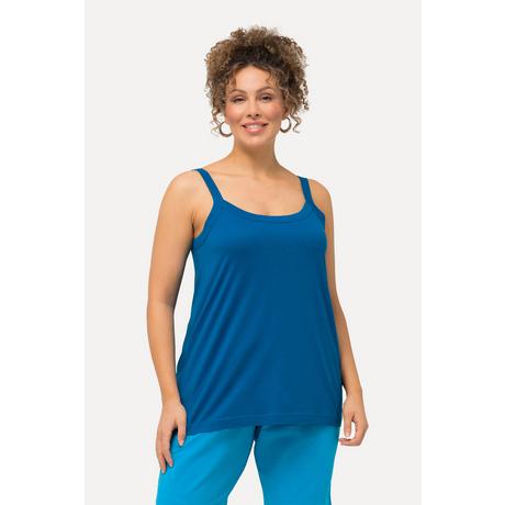 Ulla Popken Spaghettitop Rundhals Ärmellos Modalmix  