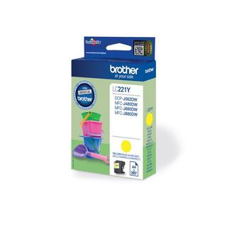 brother  Cartuccia di inchiostro LC-221Y - giallo 