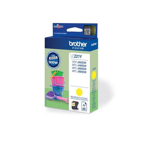 brother  Cartuccia di inchiostro LC-221Y - giallo 
